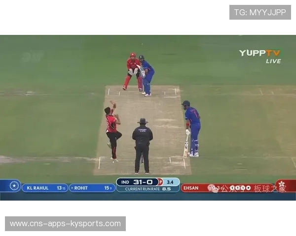 板球投手连中三柱，赛况冰封